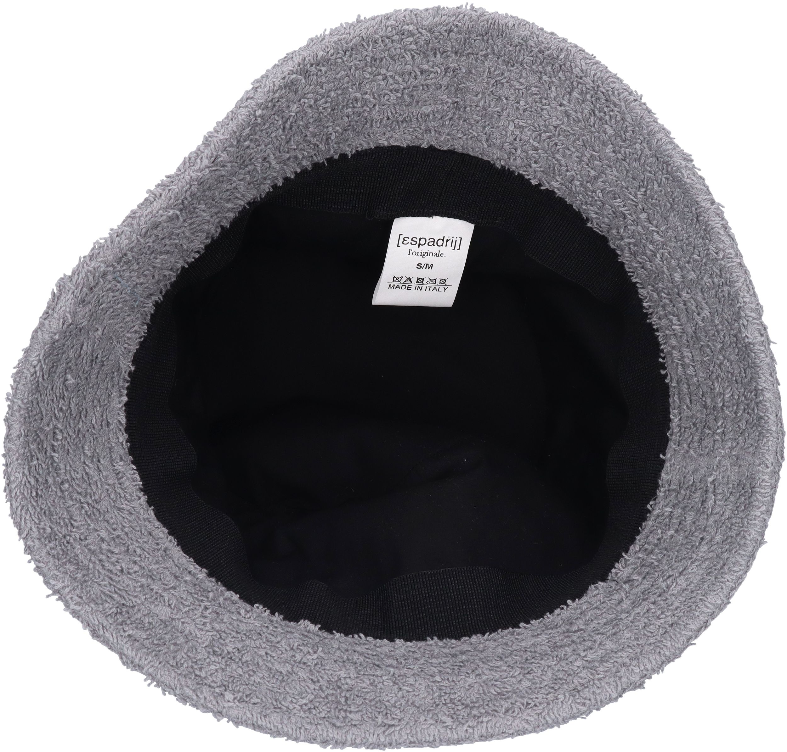 ESPADRIJ L'ORIGINALE Hut BUCKET HAT FROTTÉE 90 - asphalt