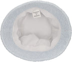 ESPADRIJ L'ORIGINALE Hut BUCKET HAT FROTTÉE 90 - bleu clair