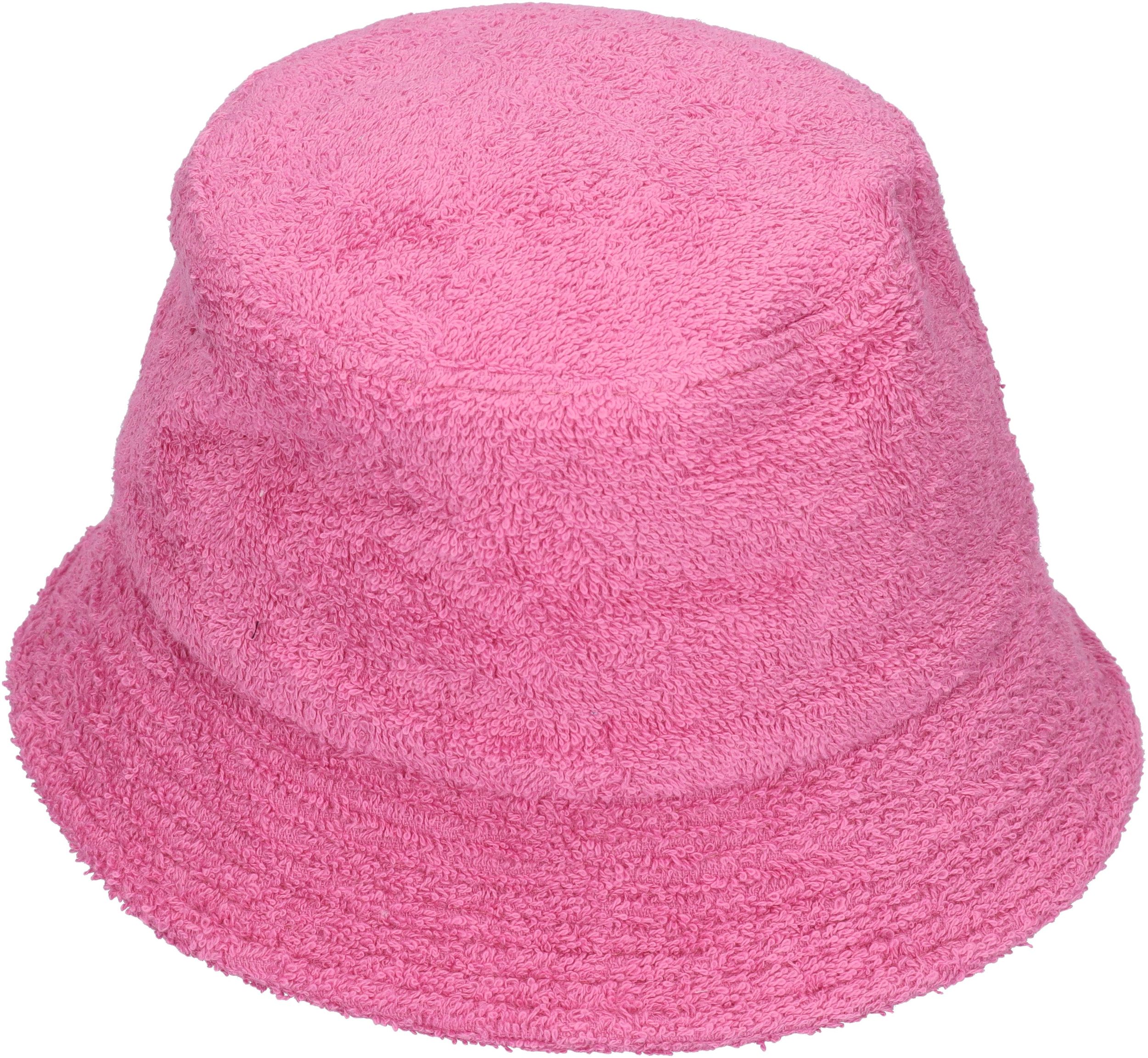 ESPADRIJ L'ORIGINALE Hut BUCKET HAT FROTTÉE 90 - fuchsia