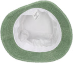 ESPADRIJ L'ORIGINALE Hut BUCKET HAT FROTTÉE 90 - vert clair