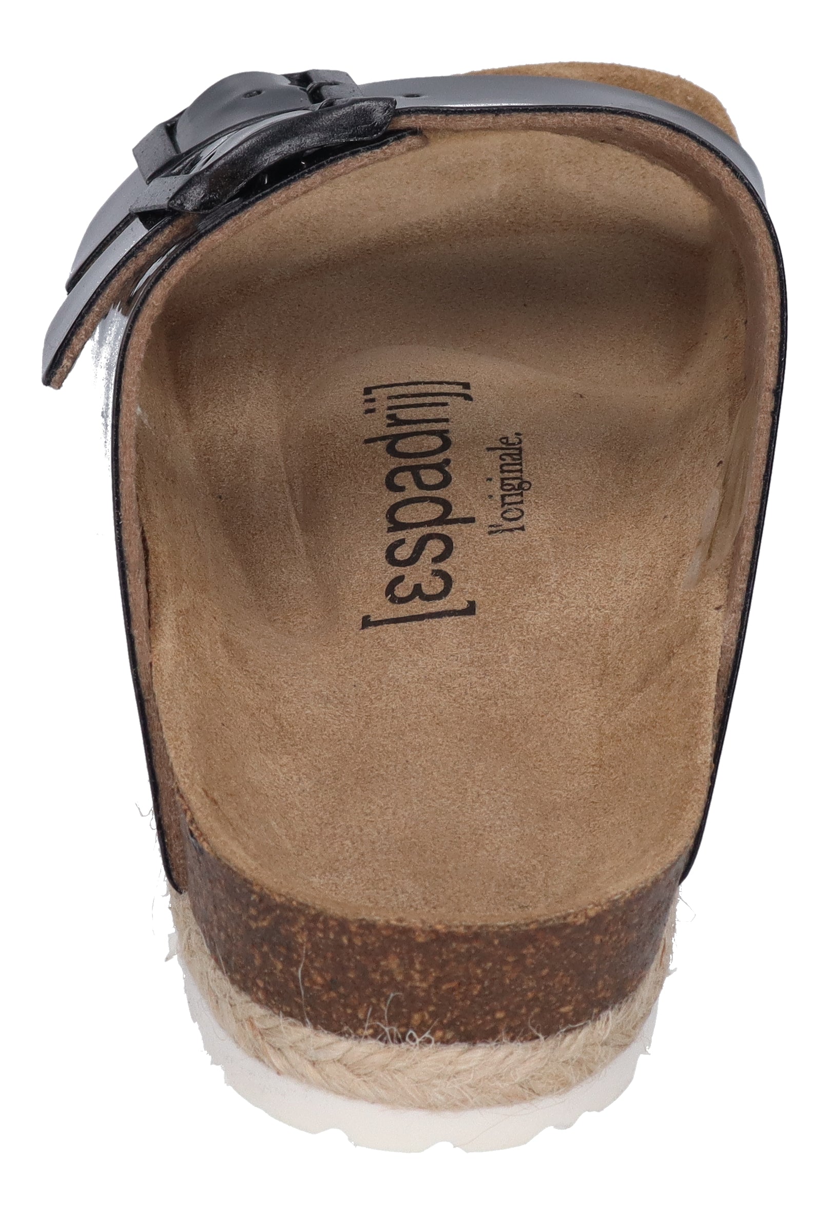ESPADRIJ L'ORIGINALE Pantolette - AMI GLOSSY - noir