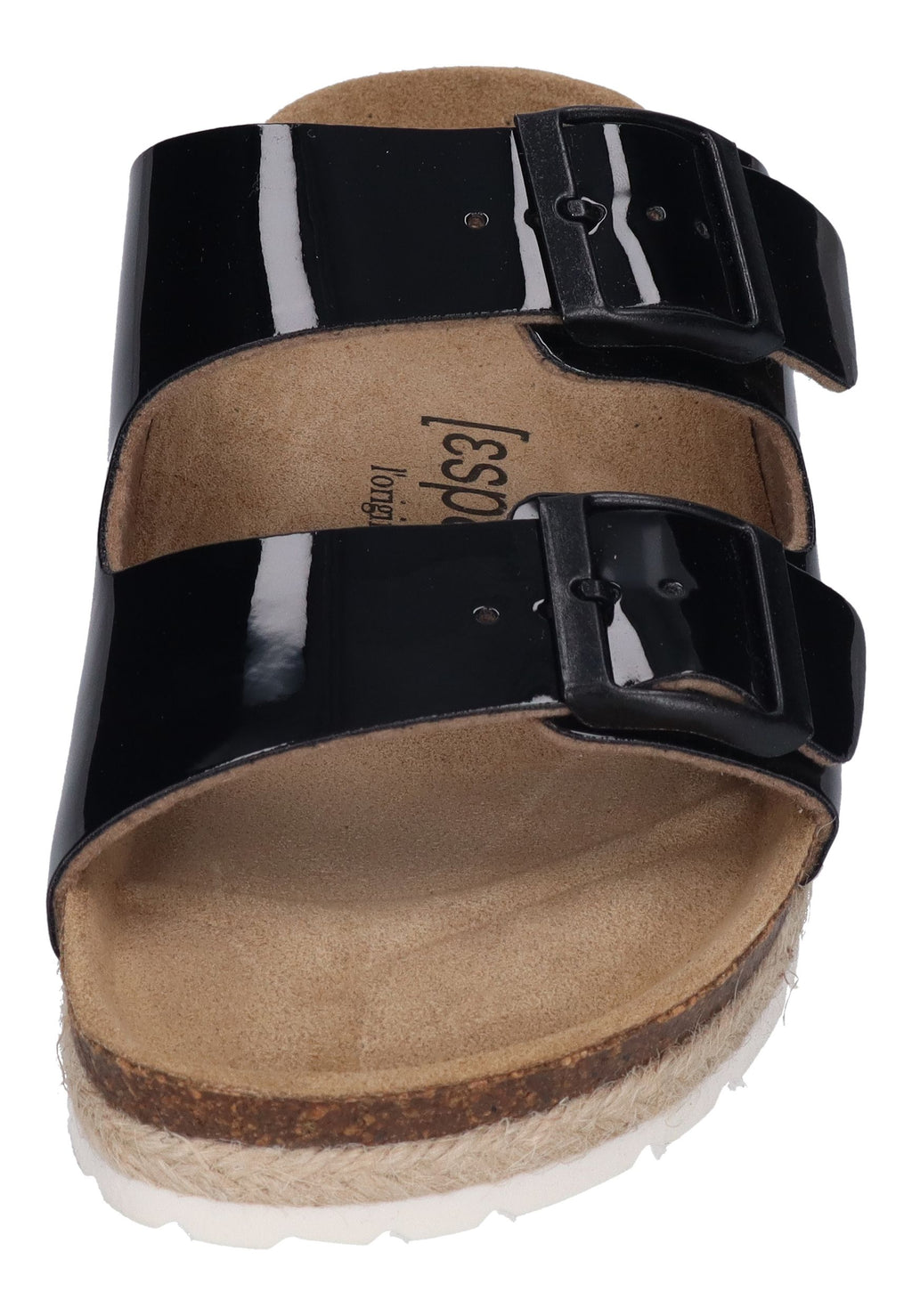 ESPADRIJ L'ORIGINALE Pantolette - AMI GLOSSY - noir
