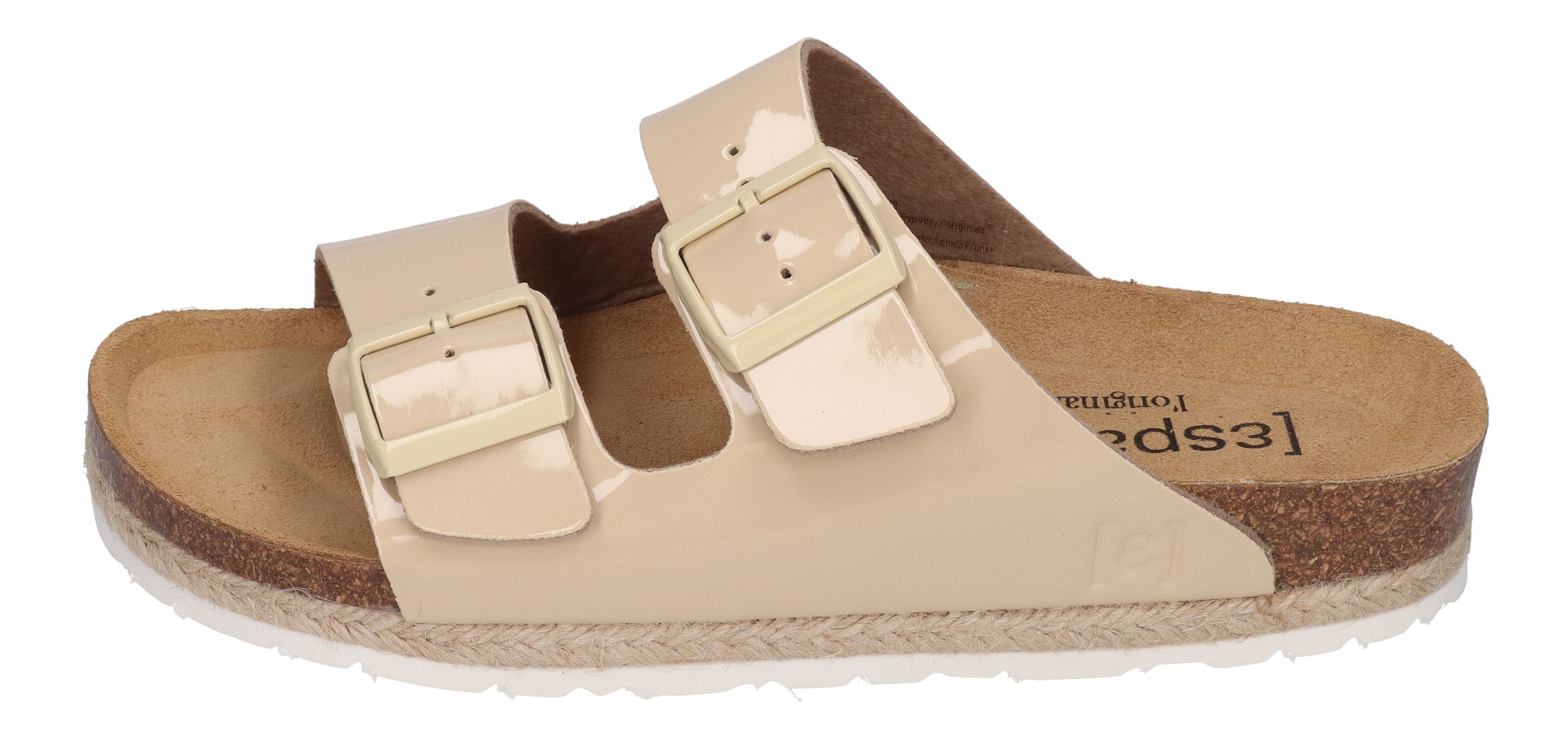 ESPADRIJ L'ORIGINALE Pantolette - AMI GLOSSY - sable
