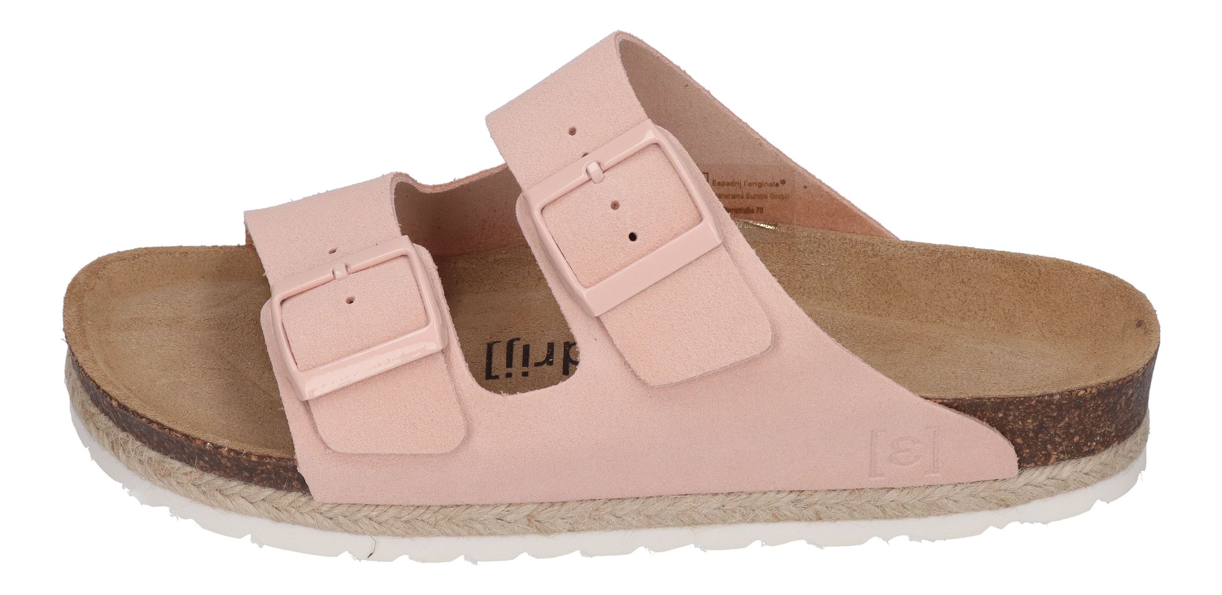 ESPADRIJ L'ORIGINALE Pantolette - AMI VELOUR - apricot
