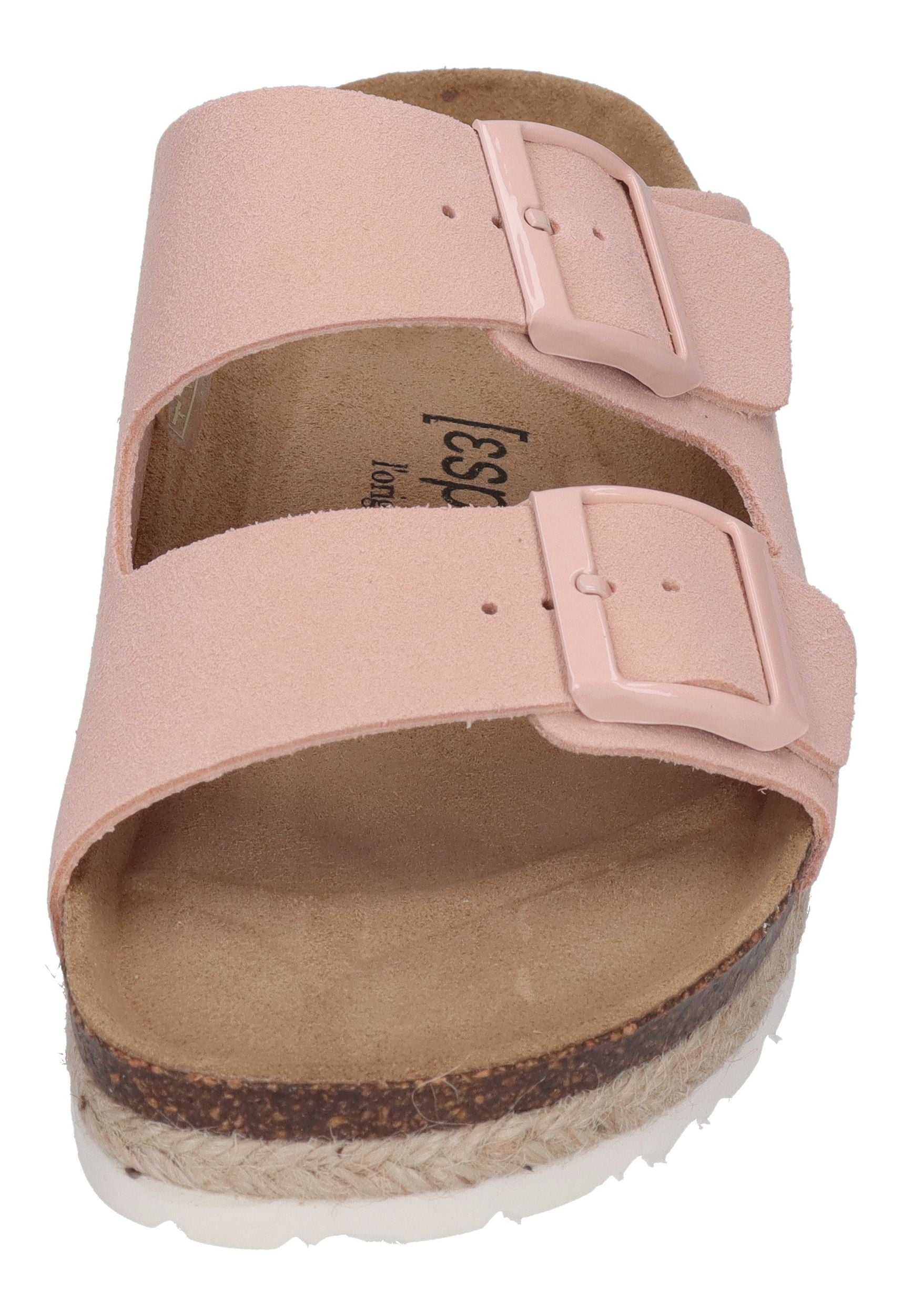ESPADRIJ L'ORIGINALE Pantolette - AMI VELOUR - apricot