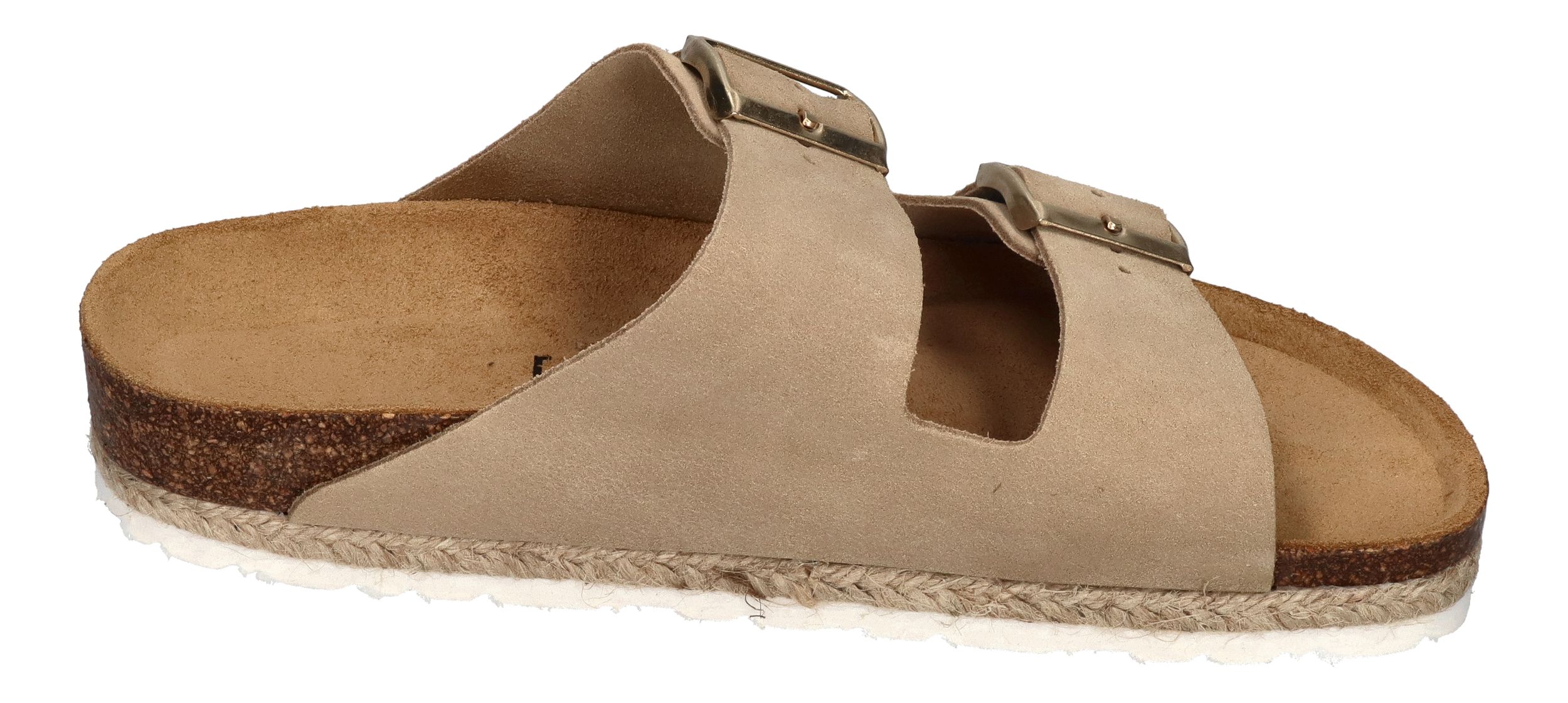 ESPADRIJ L'ORIGINALE Pantolette - AMI VELOUR - beige