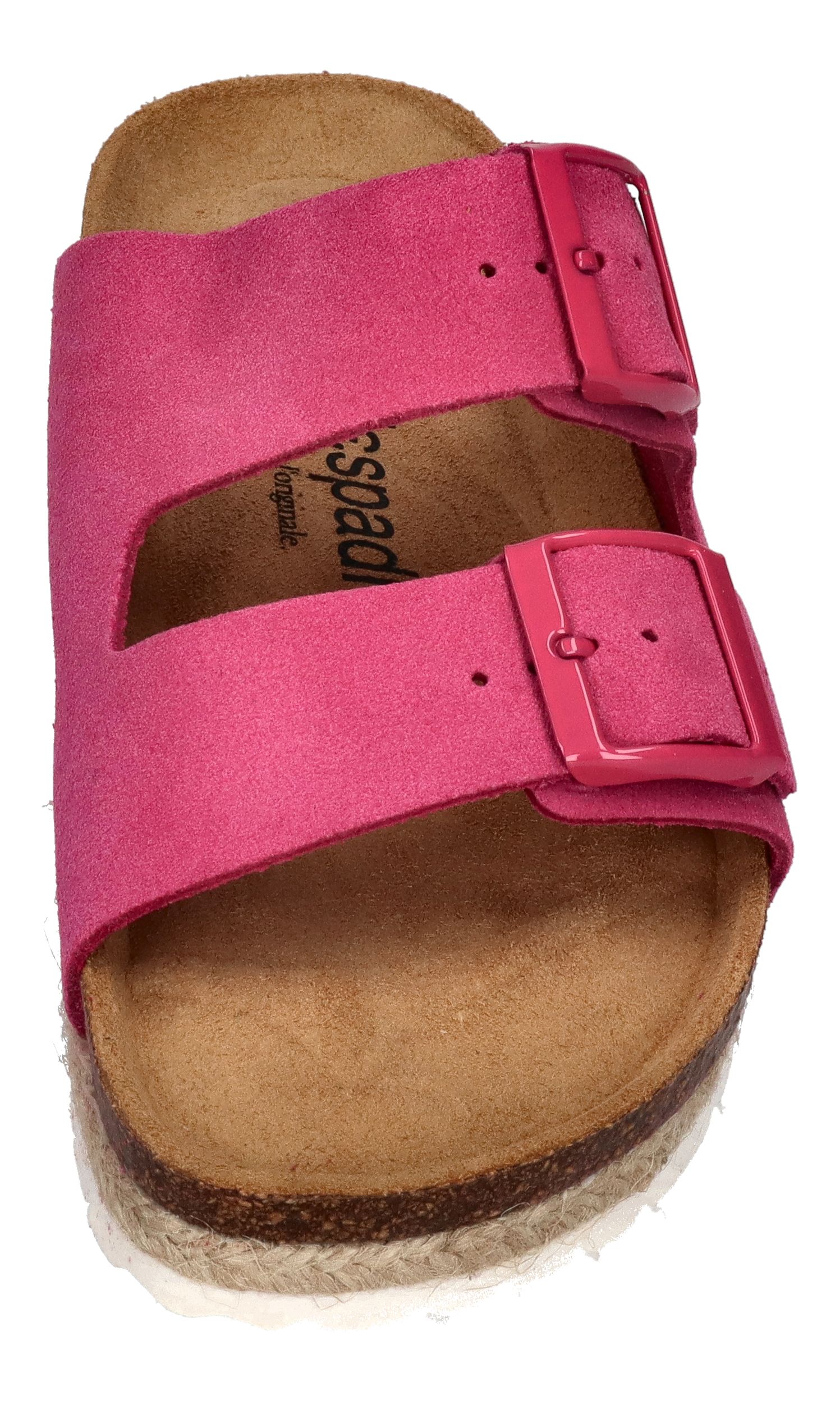 ESPADRIJ L'ORIGINALE Pantolette - AMI VELOUR - pink