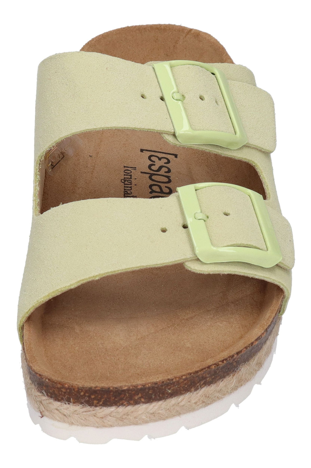 ESPADRIJ L'ORIGINALE Pantolette - AMI VELOUR - vert clair