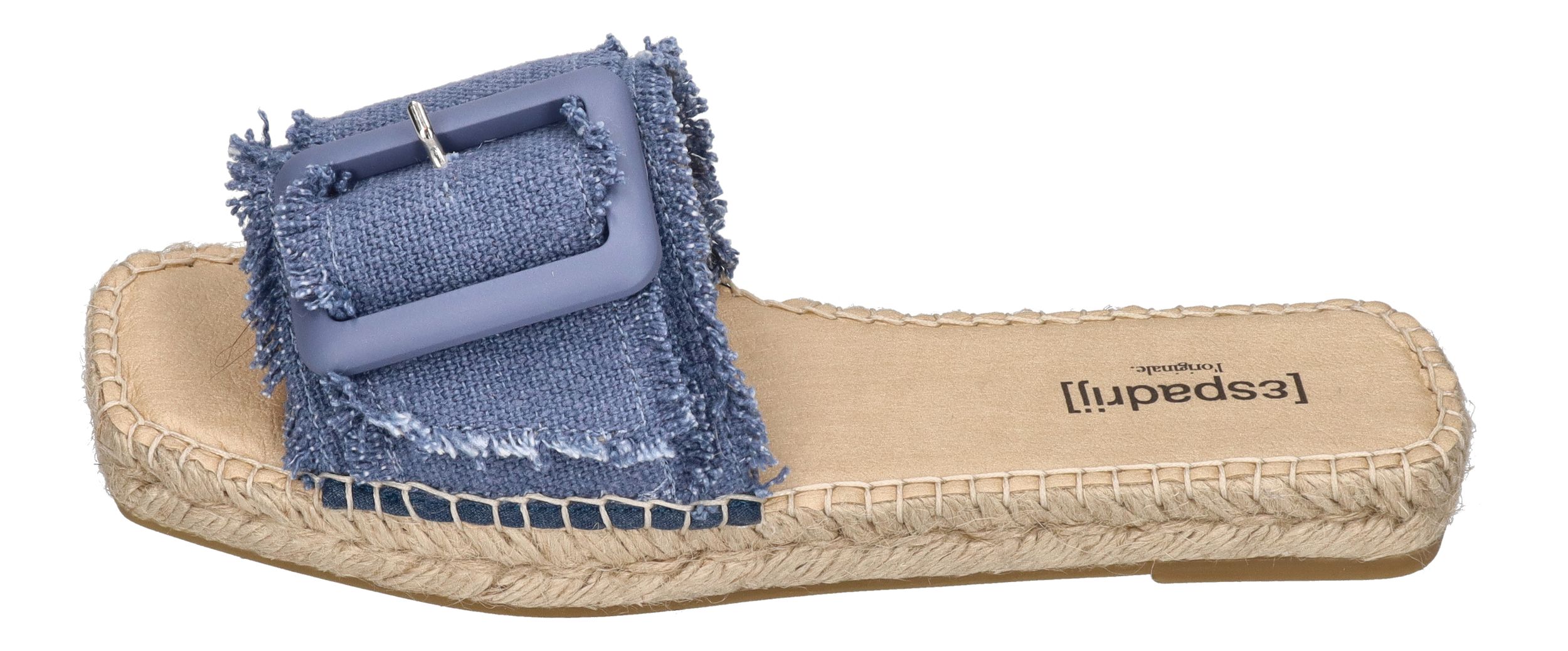 ESPADRIJ L'ORIGINALE Pantolette BELFORT LINEN dusty blue