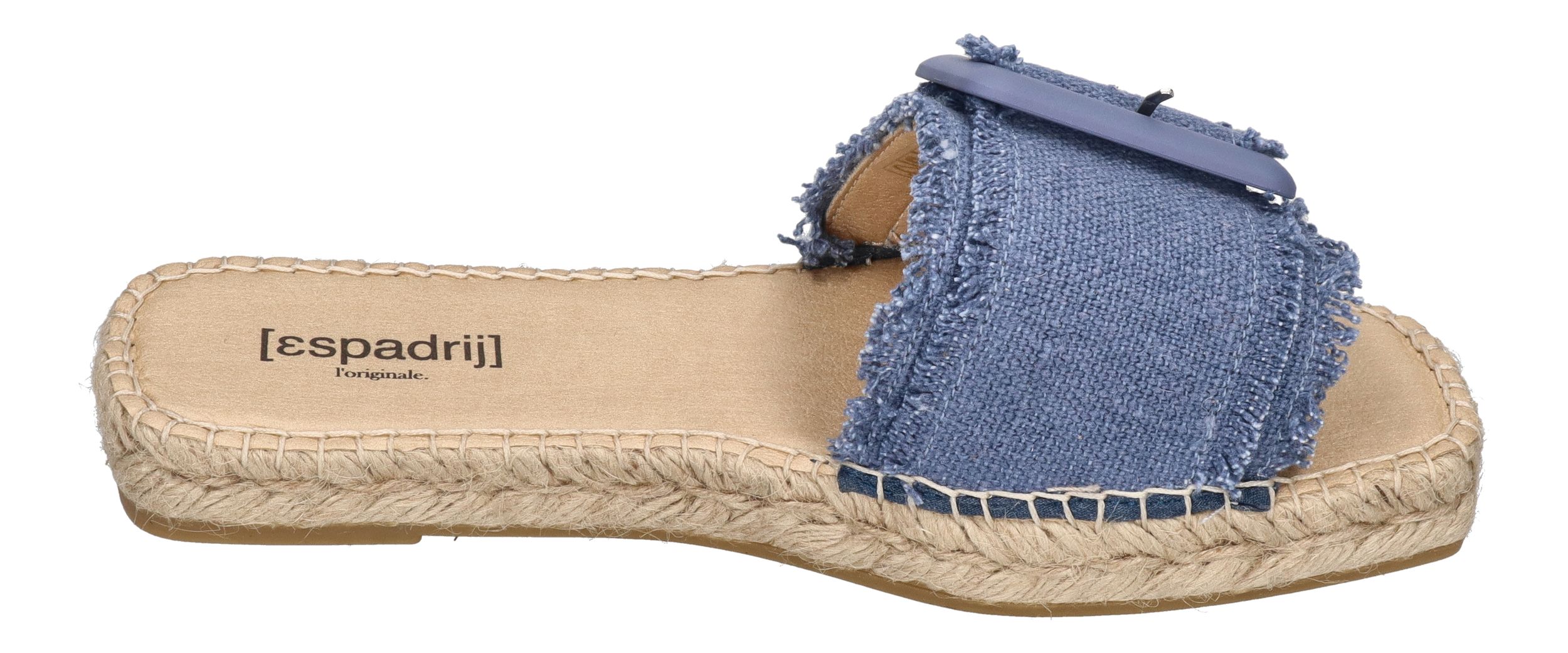 ESPADRIJ L'ORIGINALE Pantolette BELFORT LINEN dusty blue