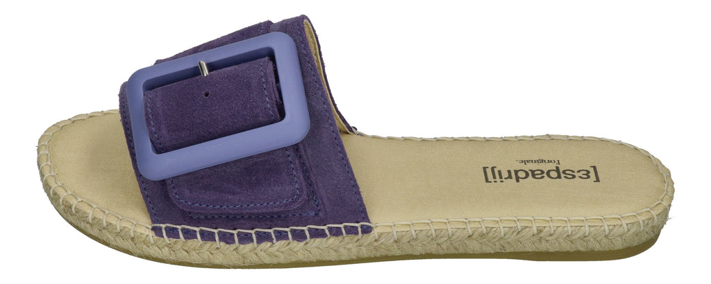 ESPADRIJ L'ORIGINALE Pantolette BELFORT MONO dusty blue
