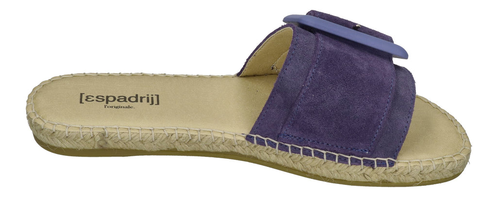 ESPADRIJ L'ORIGINALE Pantolette BELFORT MONO dusty blue