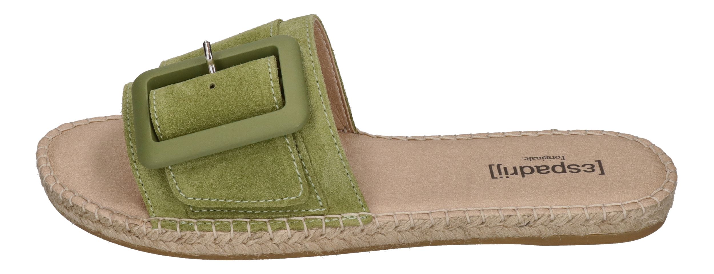 ESPADRIJ L'ORIGINALE Pantolette - BELFORT MONO - vert clair