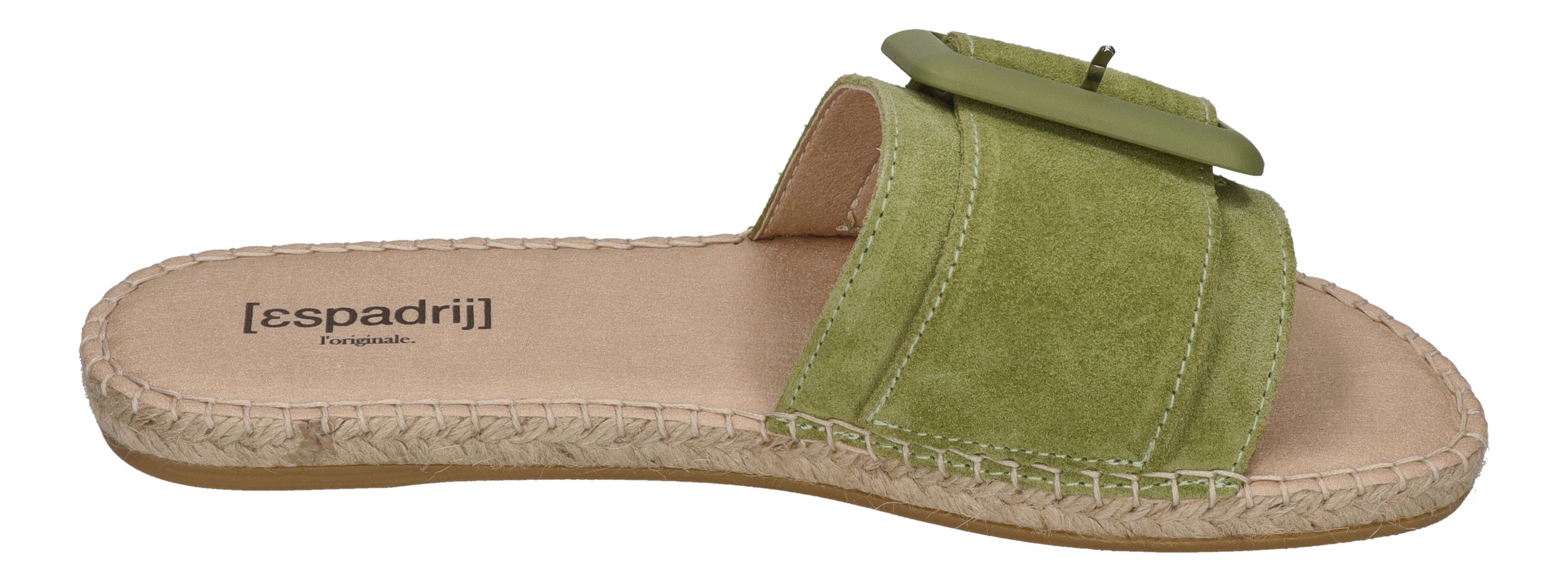 ESPADRIJ L'ORIGINALE Pantolette - BELFORT MONO - vert clair