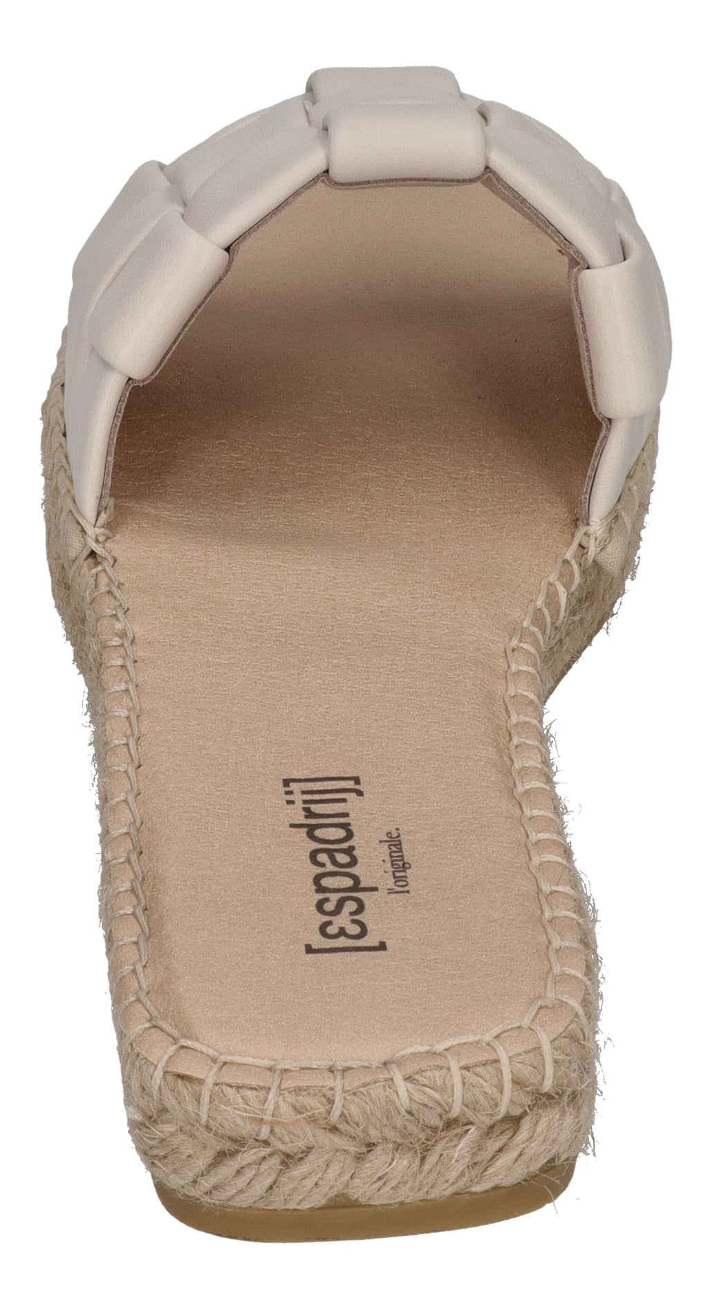 ESPADRIJ L'ORIGINALE Pantolette - CARRE CHECK - nature