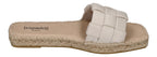 ESPADRIJ L'ORIGINALE Pantolette - CARRE CHECK - nature