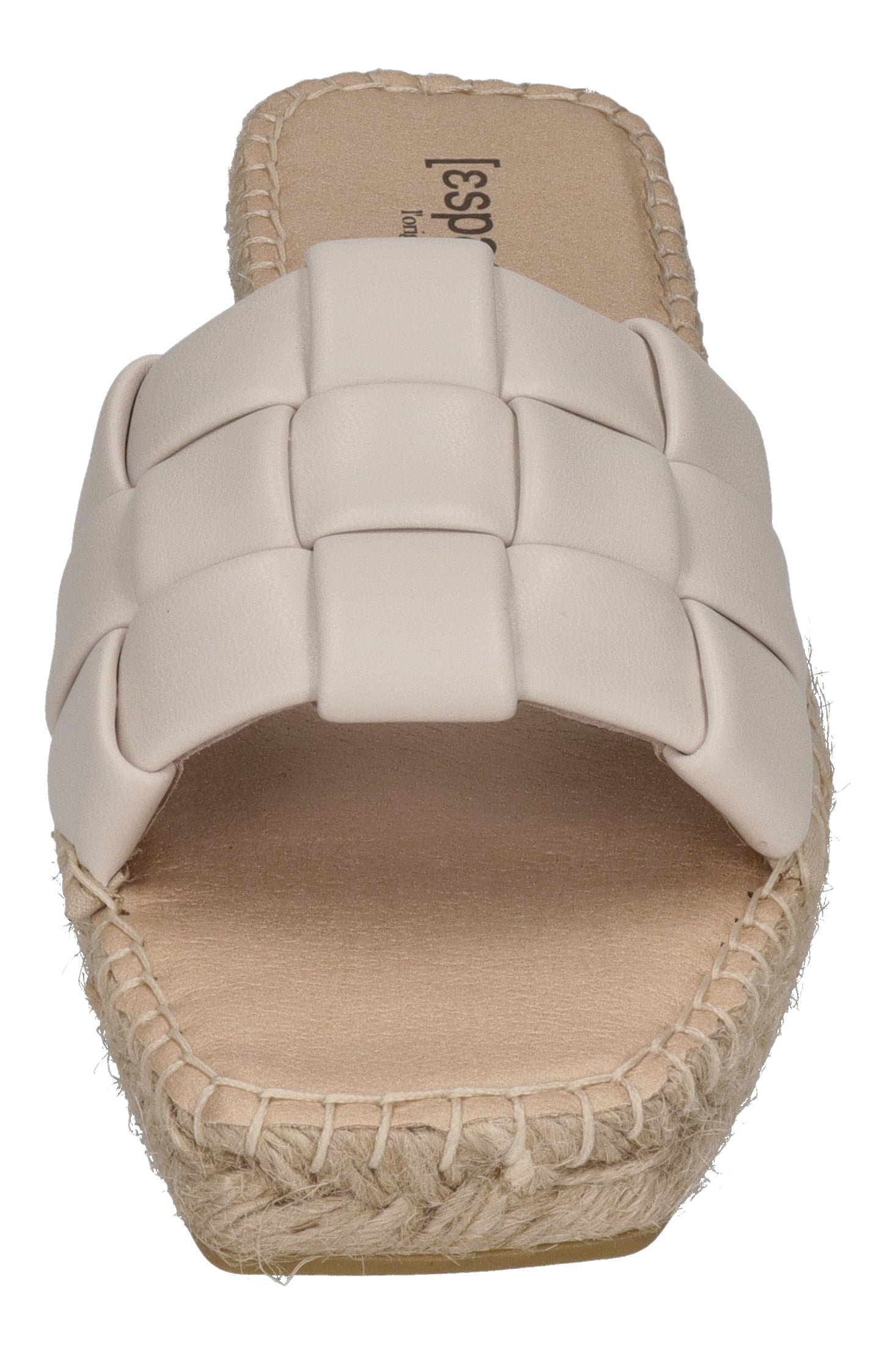 ESPADRIJ L'ORIGINALE Pantolette - CARRE CHECK - nature