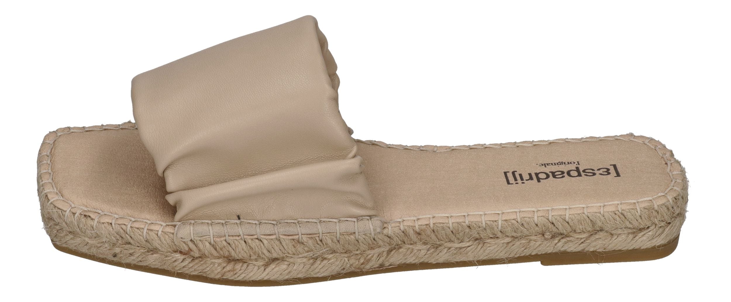 ESPADRIJ L'ORIGINALE Pantolette - CARRE RUFFLE - beige