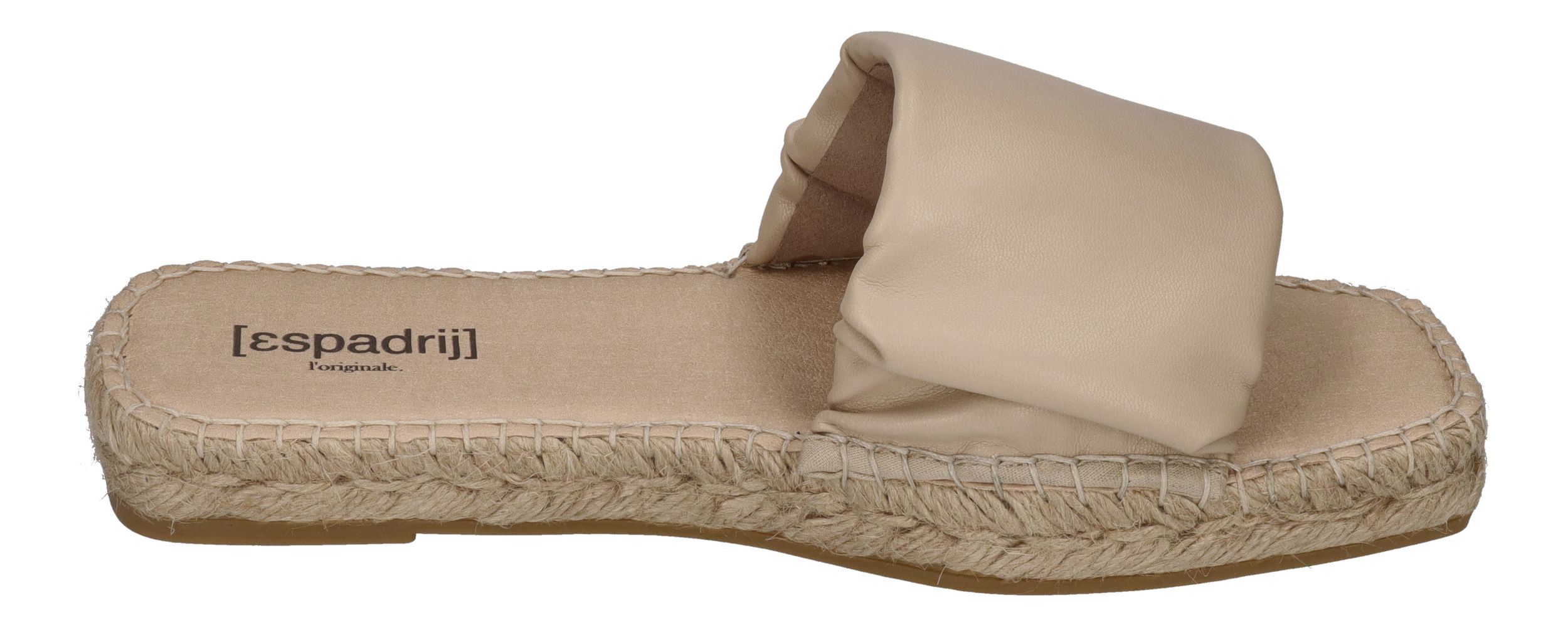 ESPADRIJ L'ORIGINALE Pantolette - CARRE RUFFLE - beige