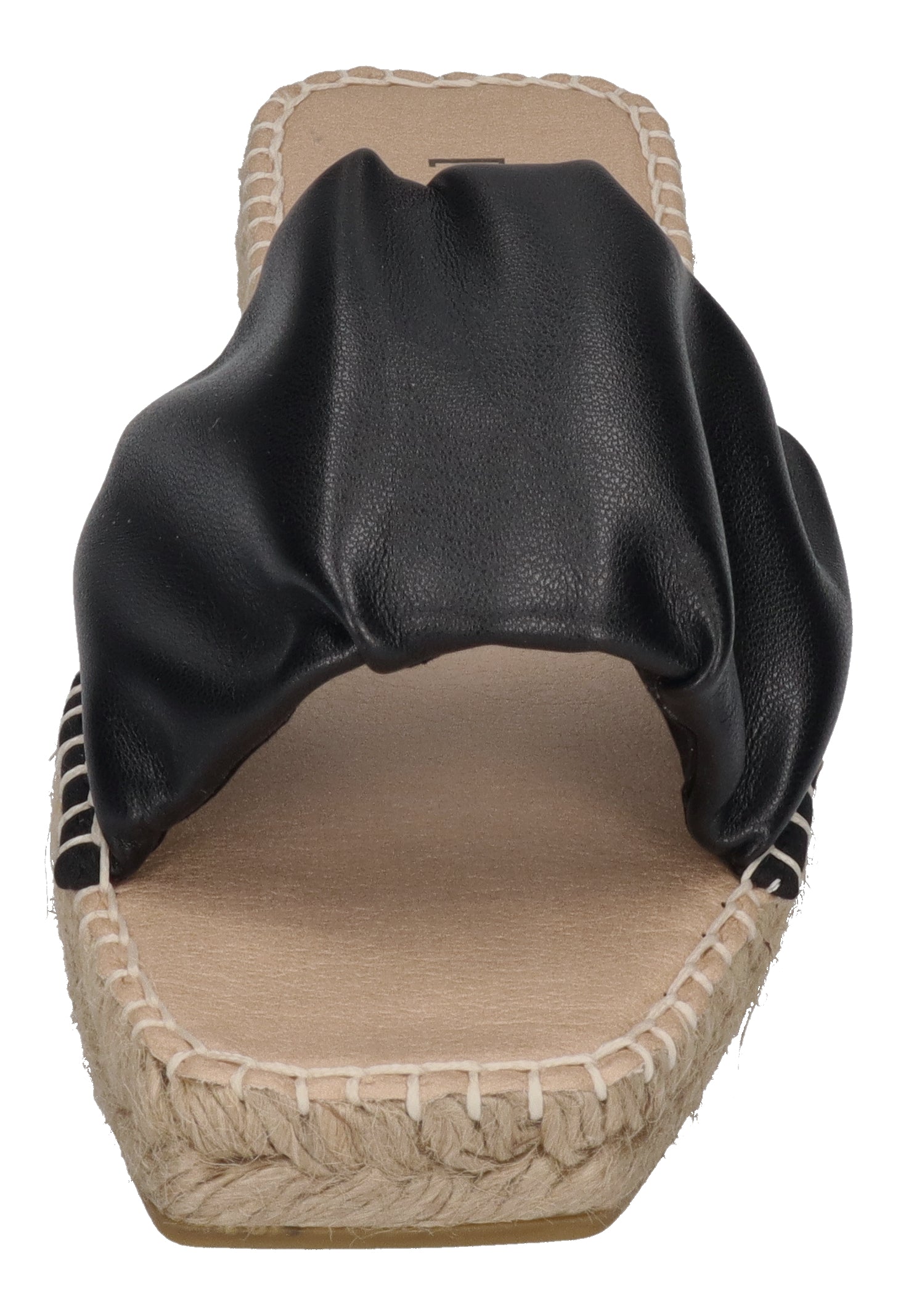 ESPADRIJ L'ORIGINALE Pantolette - CARRE RUFFLE - noir