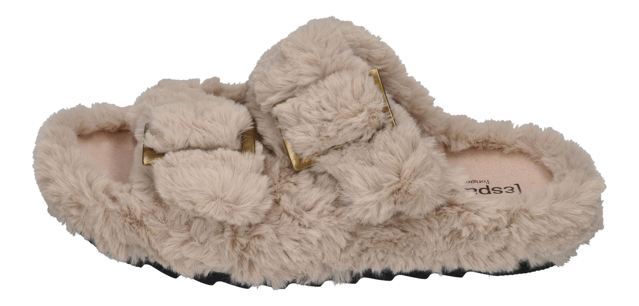 ESPADRIJ L'ORIGINALE Pantolette - CLAQUETTE FUZZY beige