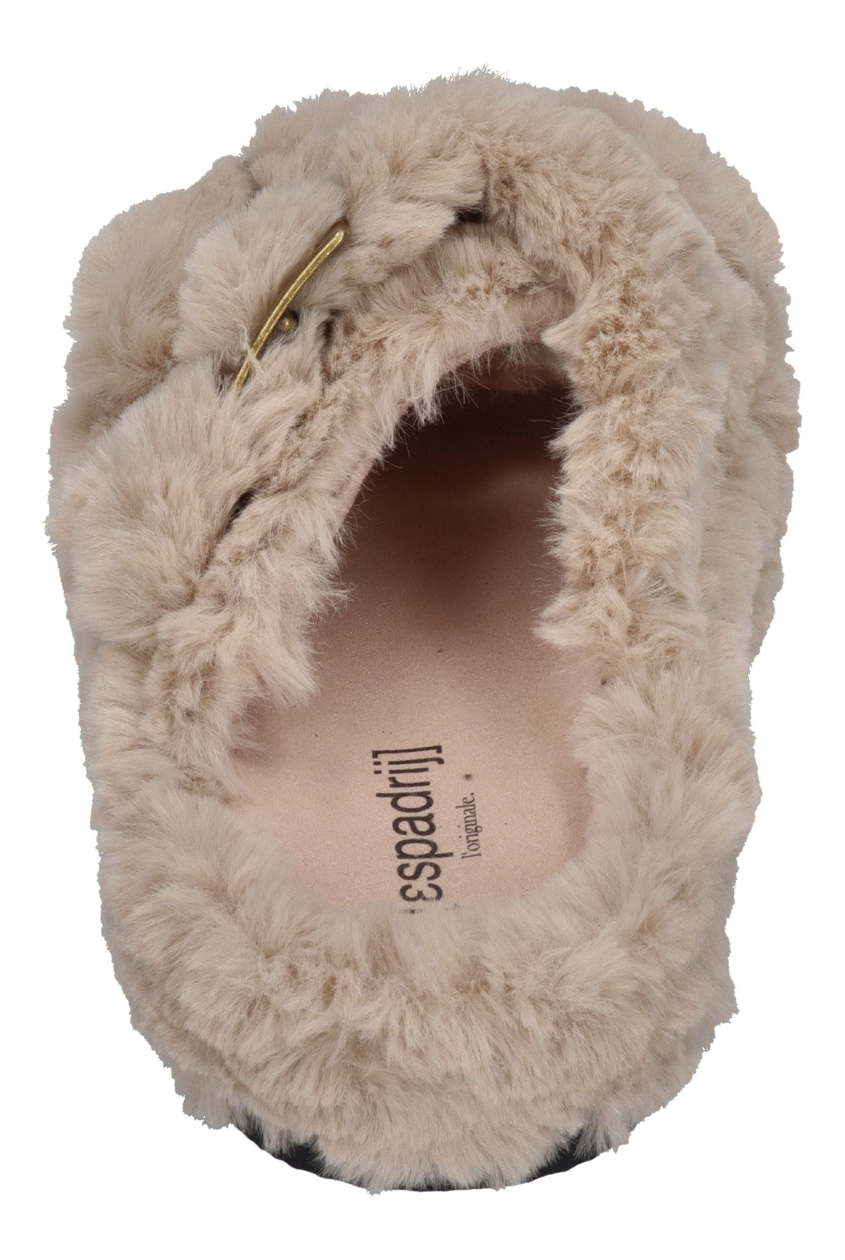 ESPADRIJ L'ORIGINALE Pantolette - CLAQUETTE FUZZY beige