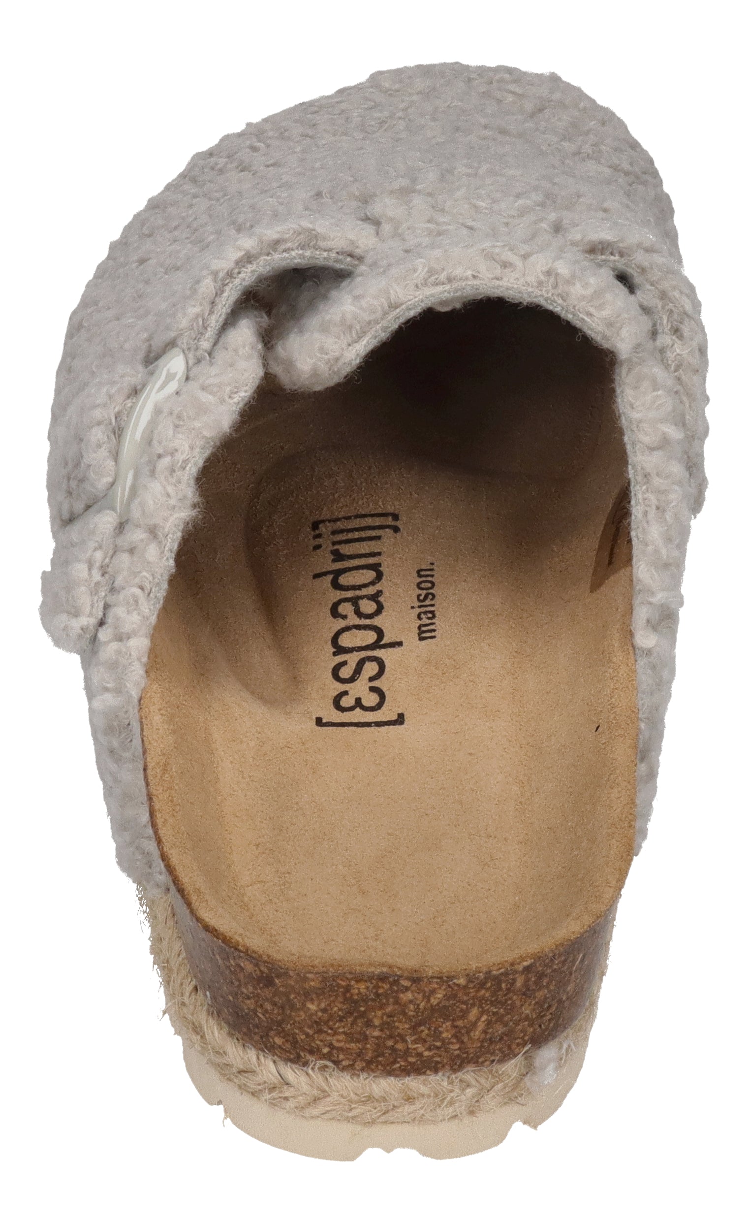 ESPADRIJ L'ORIGINALE Pantolette - CLOQ CURLY gris