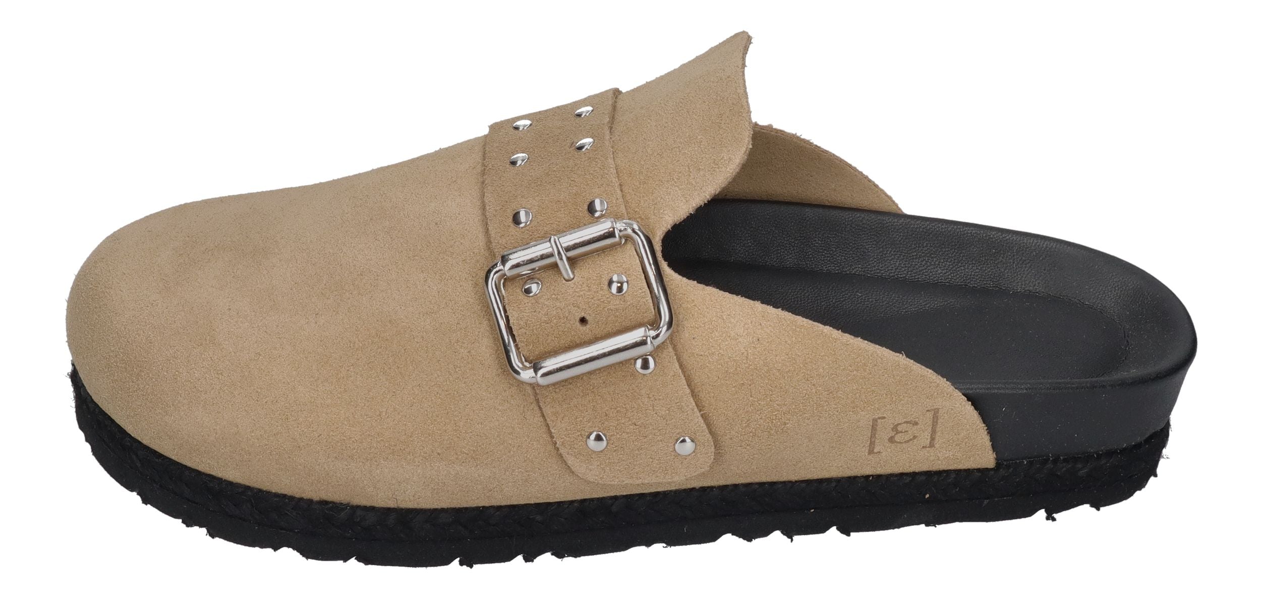 ESPADRIJ L'ORIGINALE Pantolette - CLOQ RIVET beige