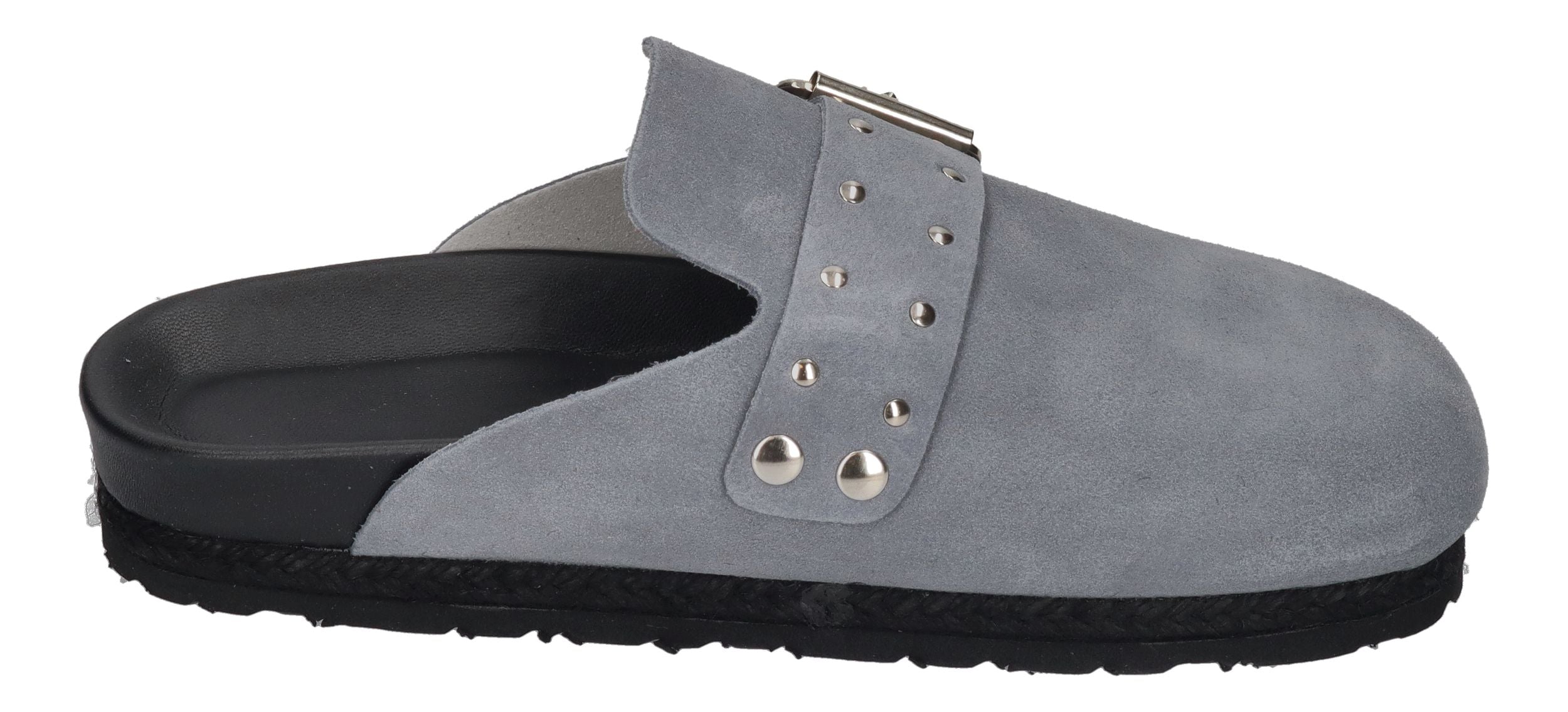 ESPADRIJ L'ORIGINALE Pantolette - CLOQ RIVET gris