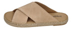 ESPADRIJ L'ORIGINALE Pantolette - CROISETTE VELOUR MEN - beige