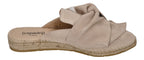 ESPADRIJ L'ORIGINALE Pantolette - MULE BOUCLE KNOT - beige