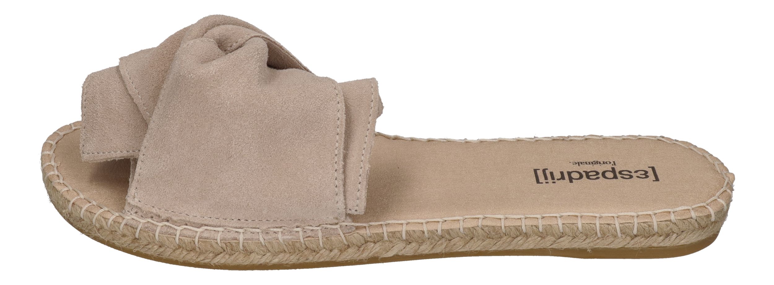ESPADRIJ L'ORIGINALE Pantolette - PLAGE BOUCLE VELOUR - beige