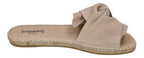ESPADRIJ L'ORIGINALE Pantolette - PLAGE BOUCLE VELOUR - beige