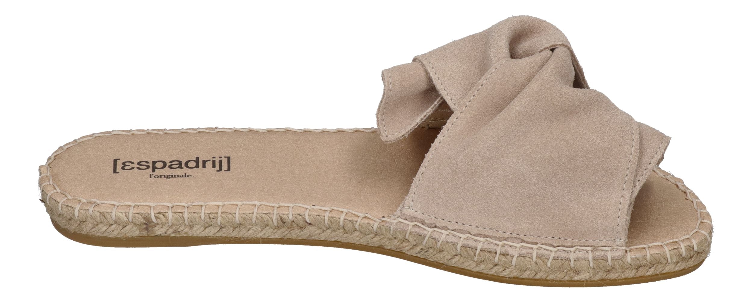 ESPADRIJ L'ORIGINALE Pantolette - PLAGE BOUCLE VELOUR - beige