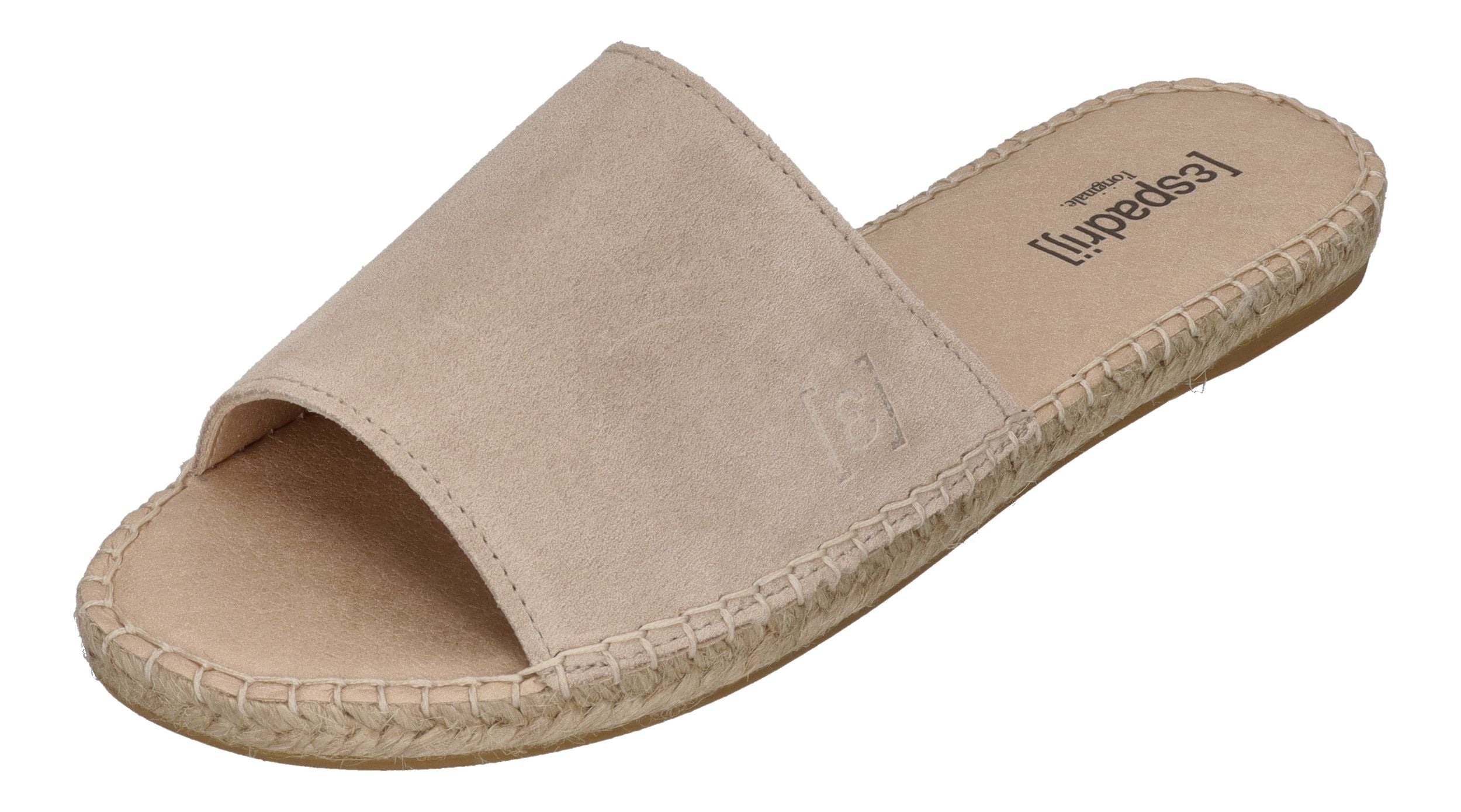 ESPADRIJ L'ORIGINALE Pantolette - PLAGE VELOUR - beige