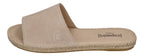 ESPADRIJ L'ORIGINALE Pantolette - PLAGE VELOUR - beige