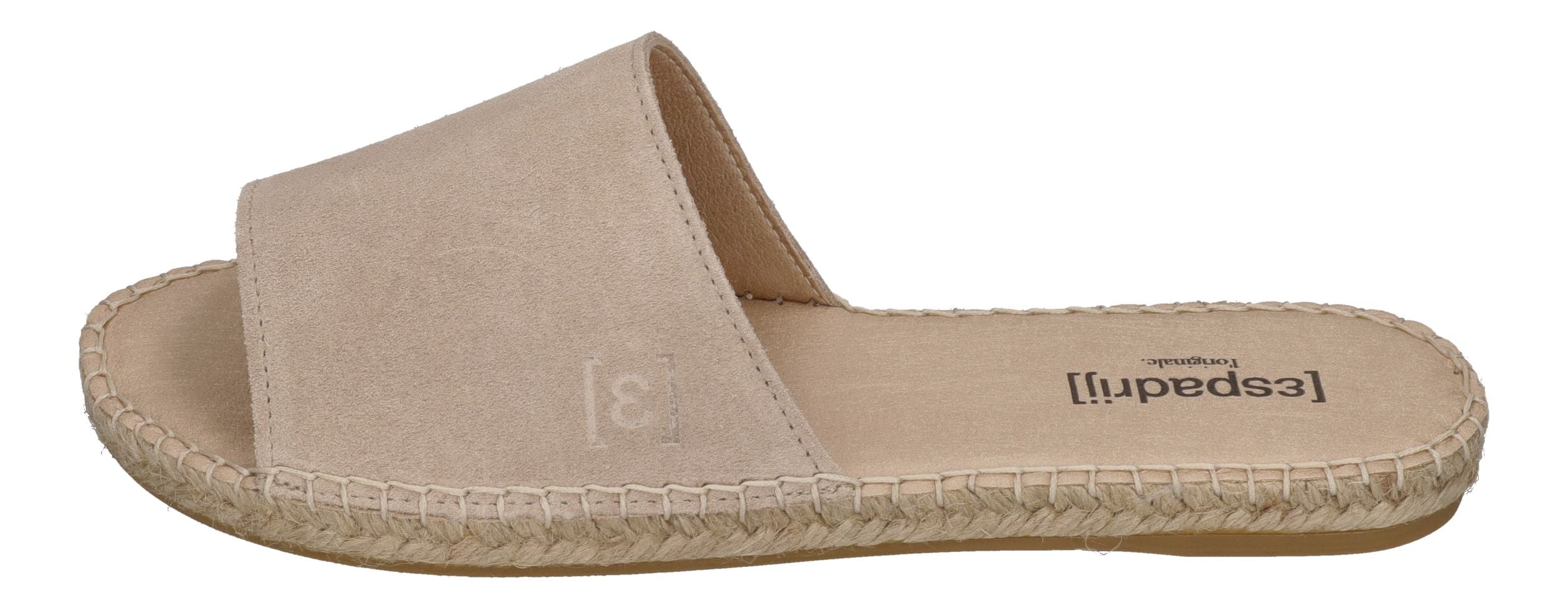 ESPADRIJ L'ORIGINALE Pantolette - PLAGE VELOUR - beige