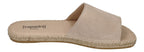 ESPADRIJ L'ORIGINALE Pantolette - PLAGE VELOUR - beige