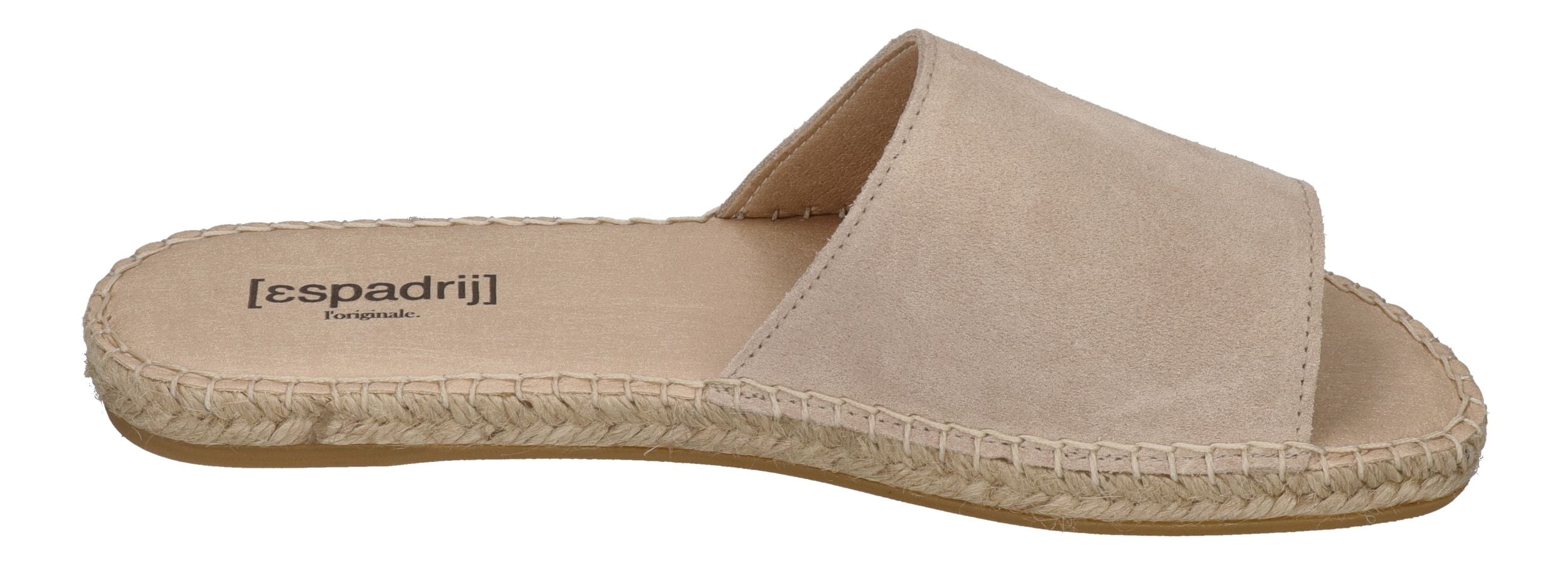 ESPADRIJ L'ORIGINALE Pantolette - PLAGE VELOUR - beige