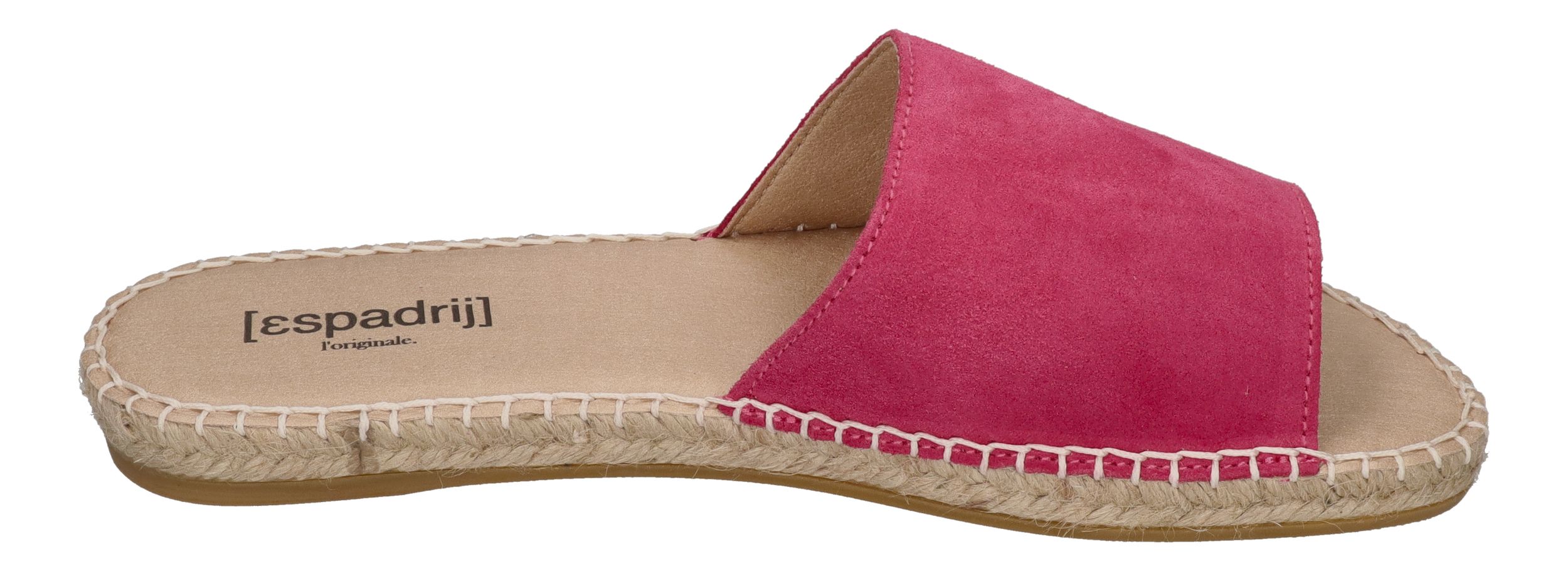ESPADRIJ L'ORIGINALE Pantolette - PLAGE VELOUR - pink