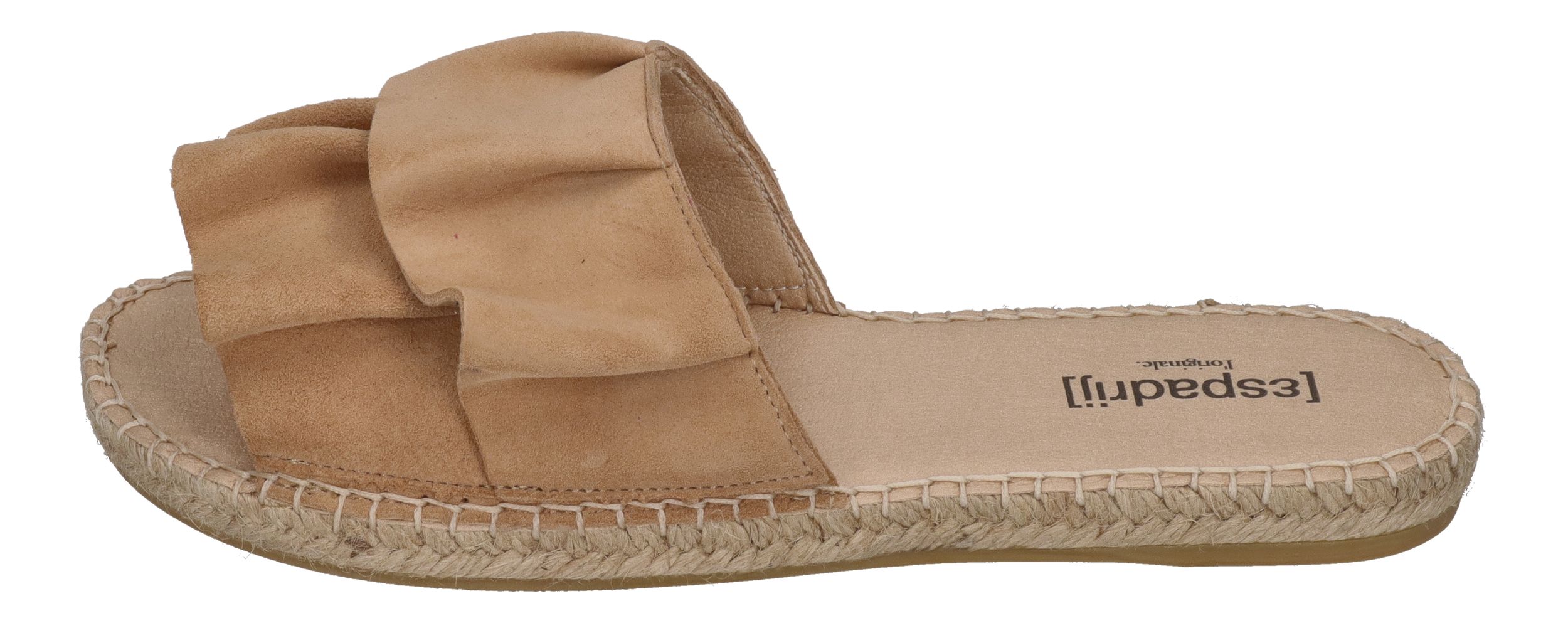 ESPADRIJ L'ORIGINALE Pantoletten - PLAGE VOLANT - beige