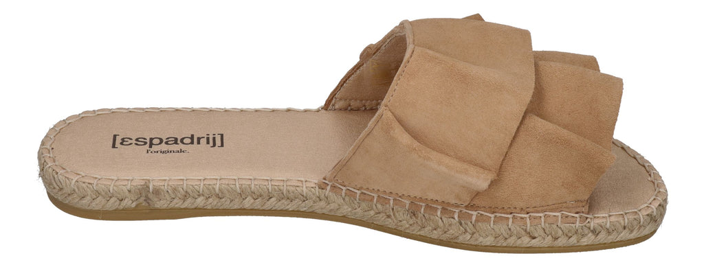 ESPADRIJ L'ORIGINALE Pantoletten - PLAGE VOLANT - beige