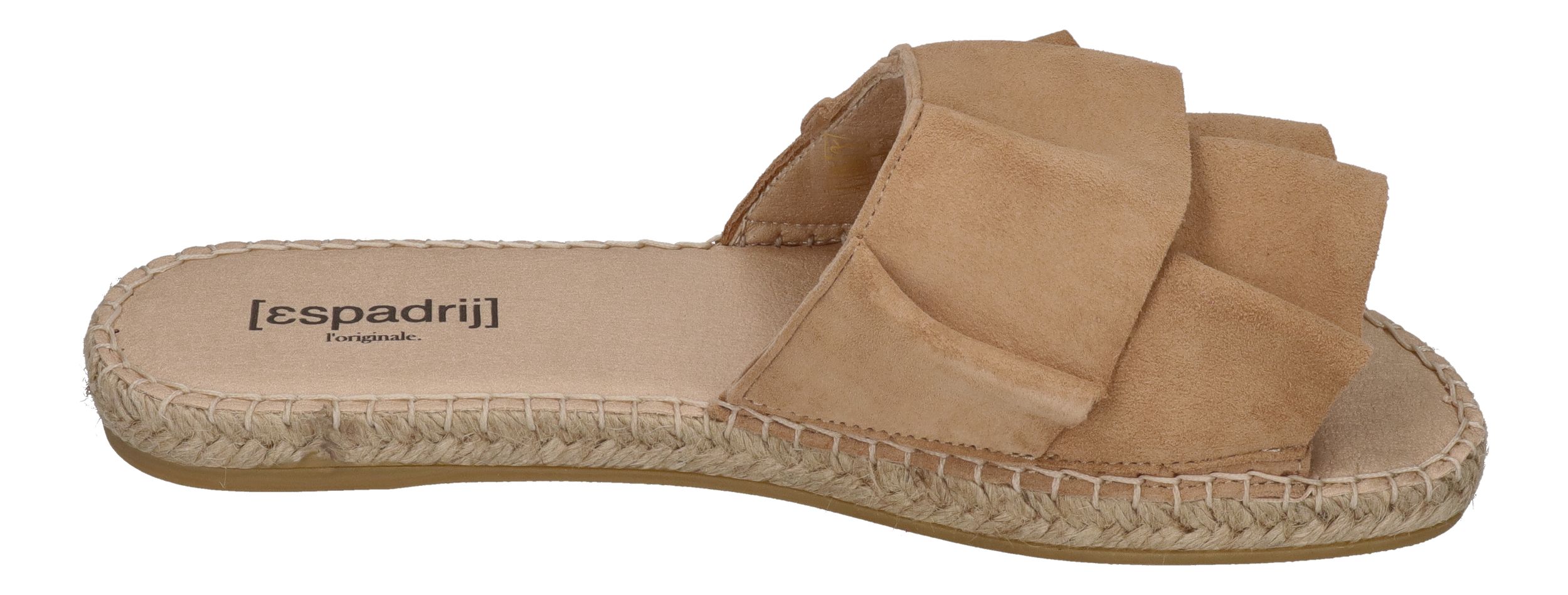 ESPADRIJ L'ORIGINALE Pantoletten - PLAGE VOLANT - beige