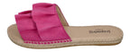 ESPADRIJ L'ORIGINALE Pantoletten - PLAGE VOLANT - pink