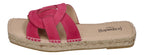 ESPADRIJ L'ORIGINALE Pantoletten - TOURS VELOUR - pink