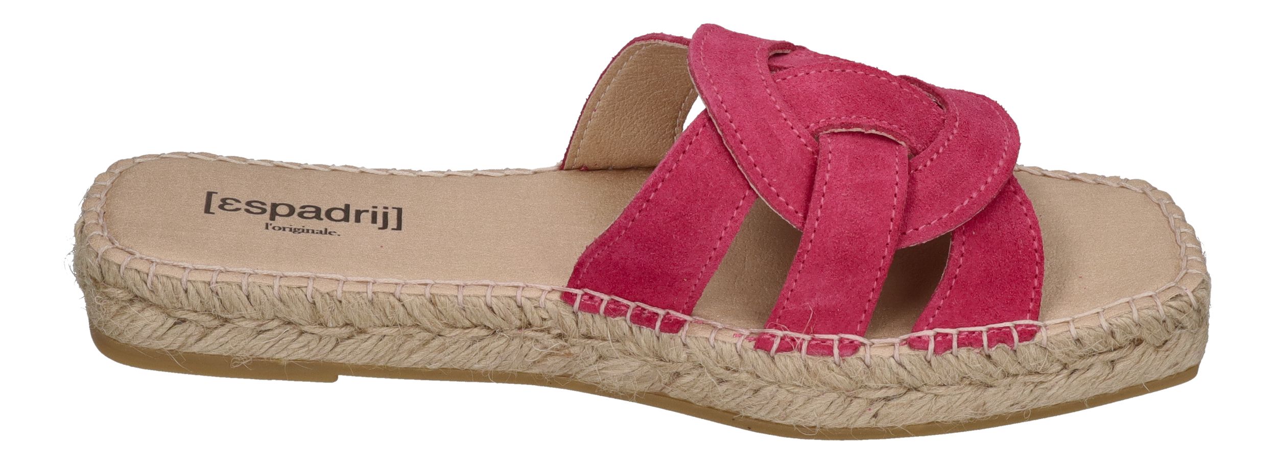 ESPADRIJ L'ORIGINALE Pantoletten - TOURS VELOUR - pink