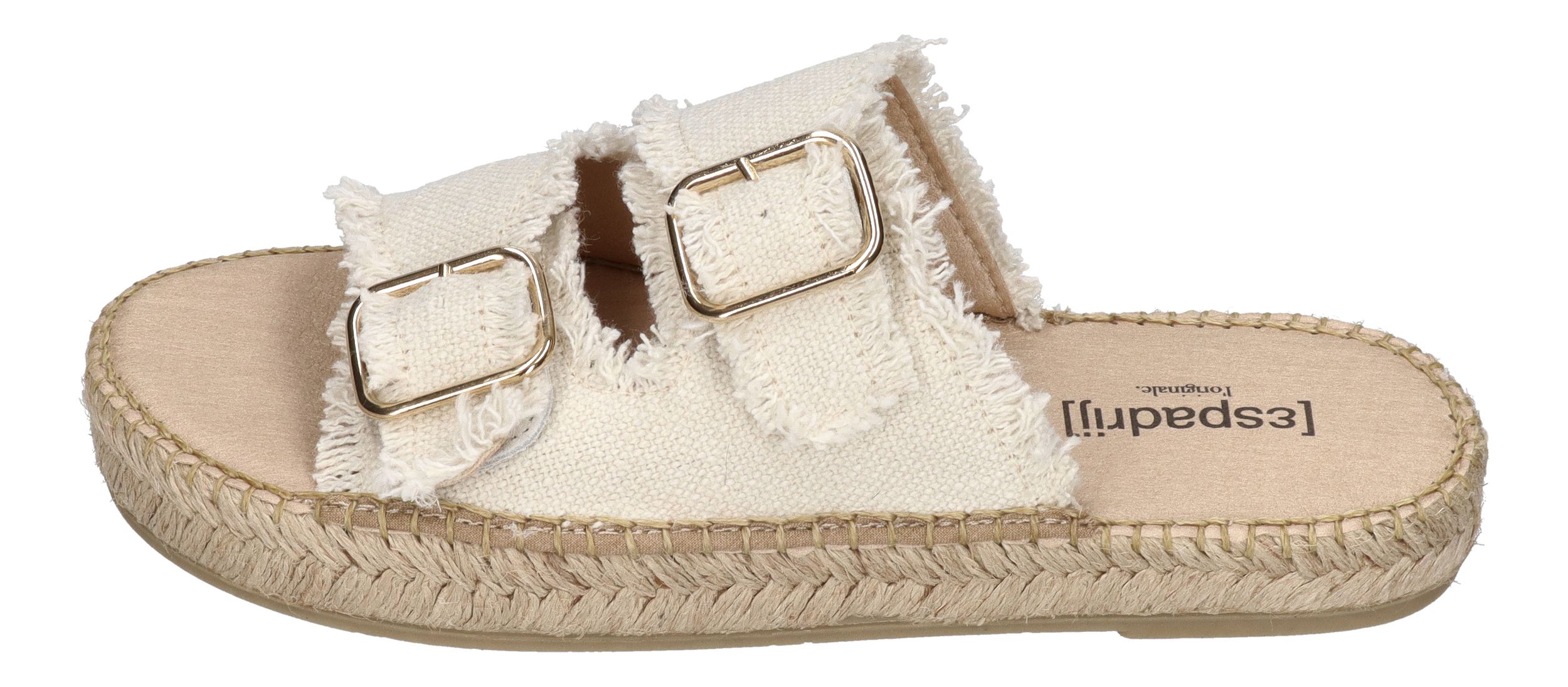 ESPADRIJ L'ORIGINALE Pantoletten CLAQUETTE LINEN nature
