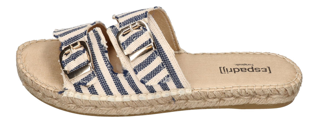 ESPADRIJ L'ORIGINALE Pantoletten CLAQUETTE STRIPES marine
