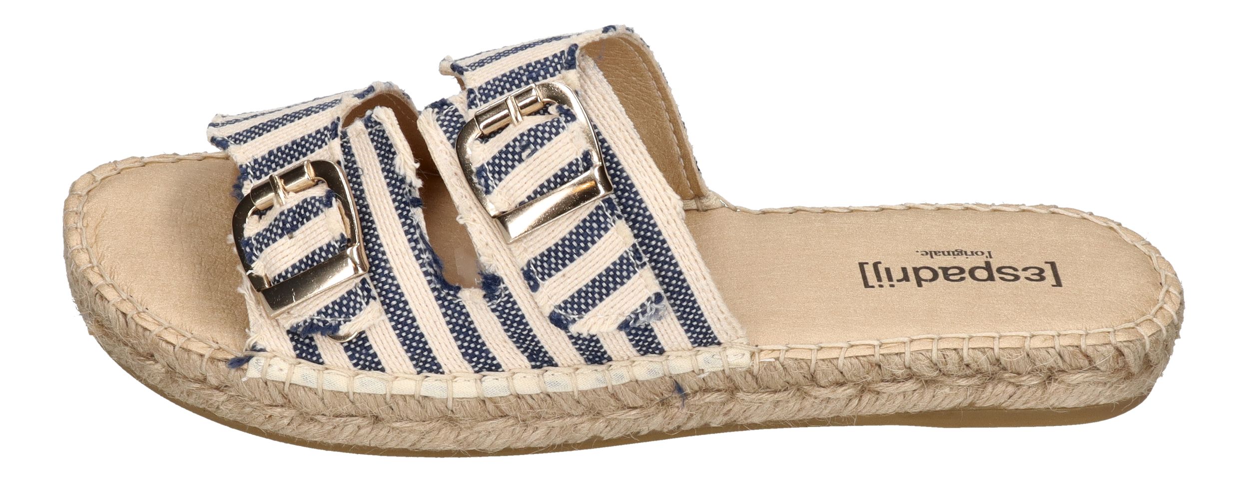 ESPADRIJ L'ORIGINALE Pantoletten CLAQUETTE STRIPES marine