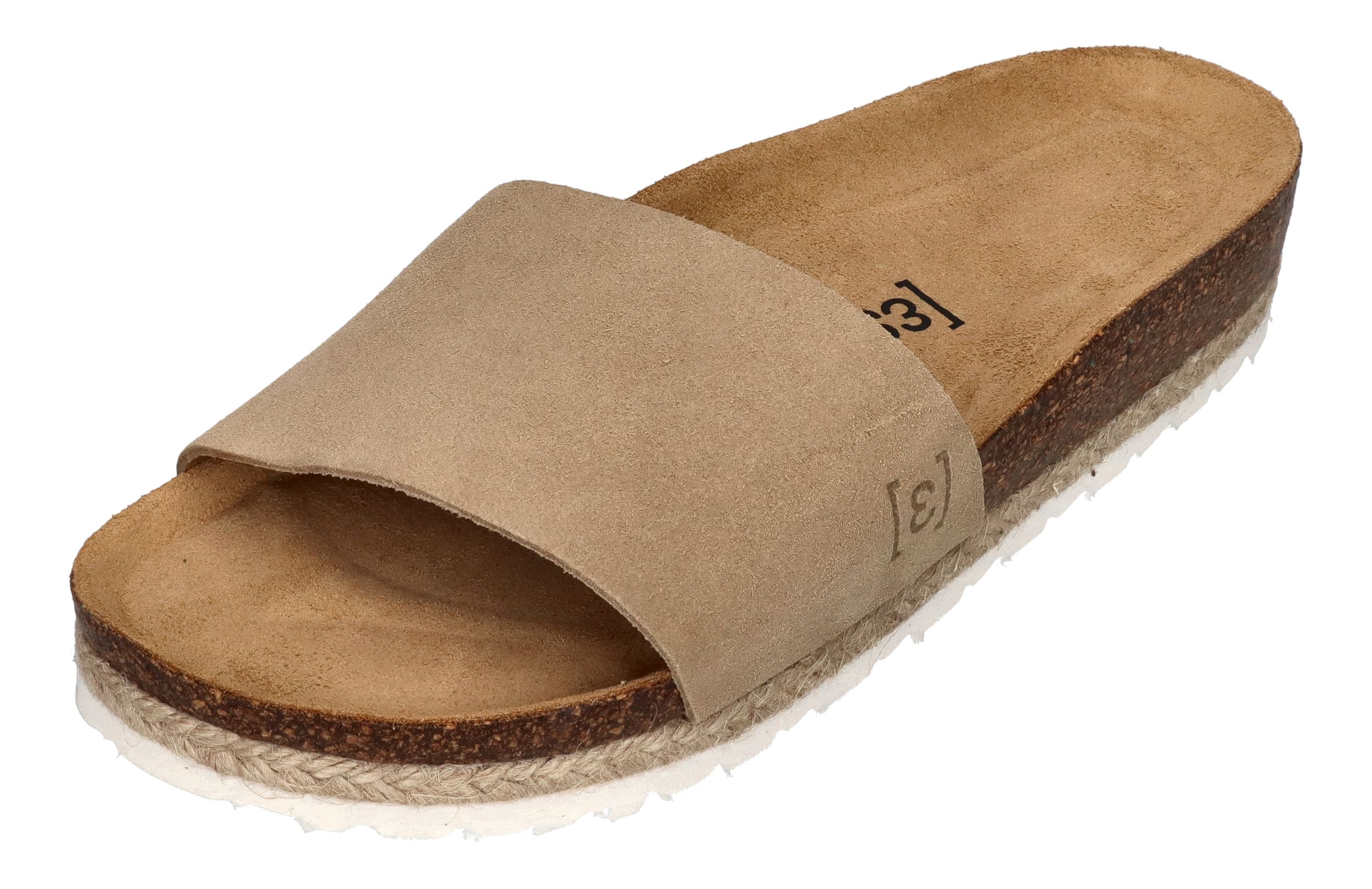 ESPADRIJ L'ORIGINALE Pantoletten COPINE VELOUR - beige